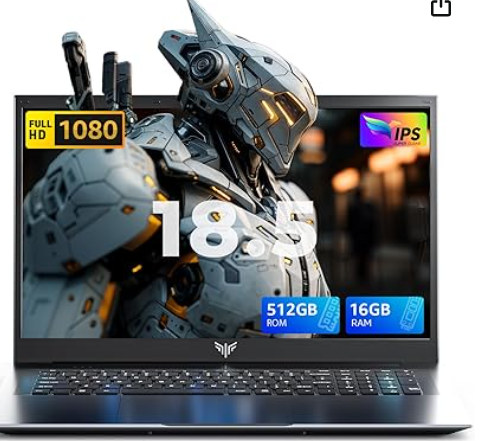 18.5" FHD Ordenador Portátil Procesador 4300U