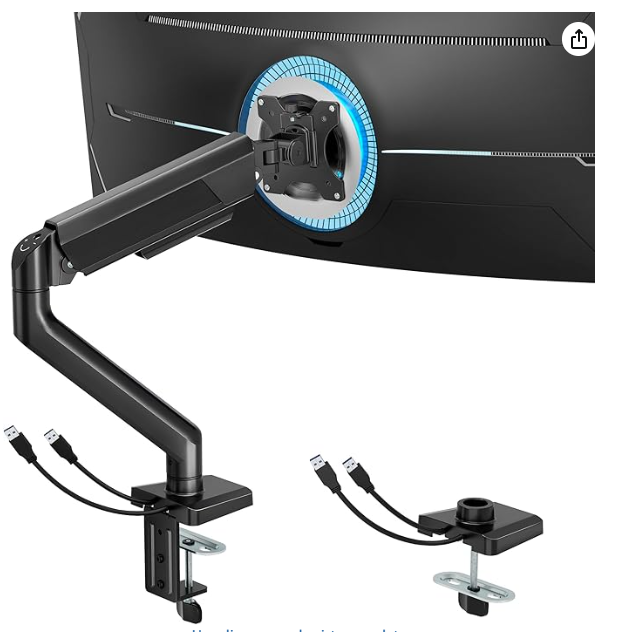 ARES WING Soporte de Monitor Ajustable para Pantallas de 17"-40"
