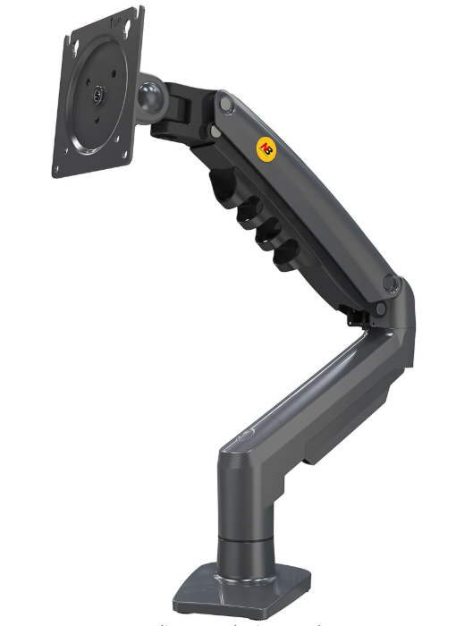 Ergosolid Soporte para Pantalla de Monitor de PC, Brazo ergonómico de Resorte de Gas articulado