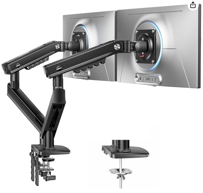 HUANUO Soporte Monitor Doble para Pantallas de 13 a 32