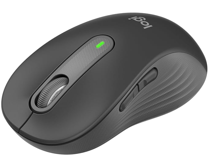 Logitech Signature M650 L ratón inalámbrico de tamaño Normal (Grafito)