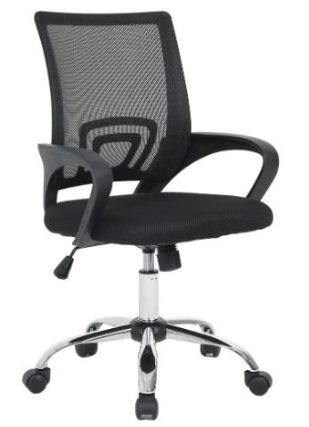 SHIITO | Silla de Oficina | Ergonómica con Ruedas de Nylon con Malla Transpirable
